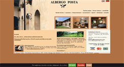 Desktop Screenshot of albergoposta.com