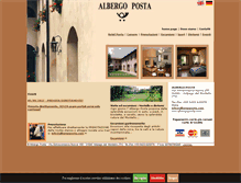 Tablet Screenshot of albergoposta.com